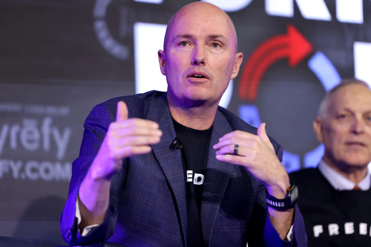 Gov. Spencer Cox speaking at Utah State University in Logan, September 30, 2025