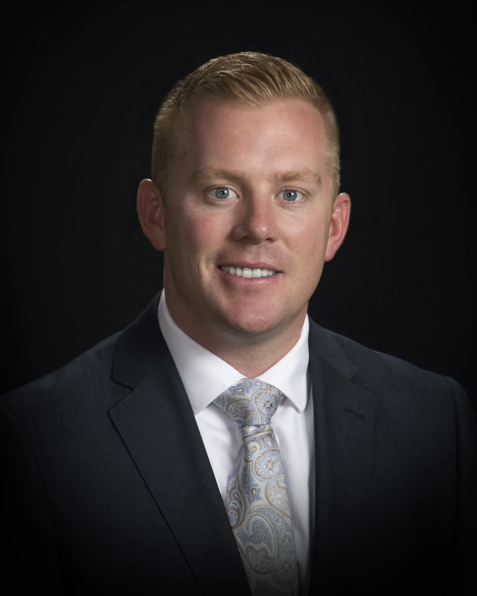 Official portrait of Chad Dotson from ironcountyut.gov