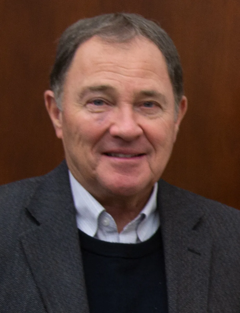 Gary Herbert at the Shared Stewardship Agreement signing at the Utah State Capitol, May 22, 2019; portrait crop supplied by Wikimedia Commons