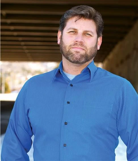 Candidate headshot of Travis Hysell from their BallotReady profile