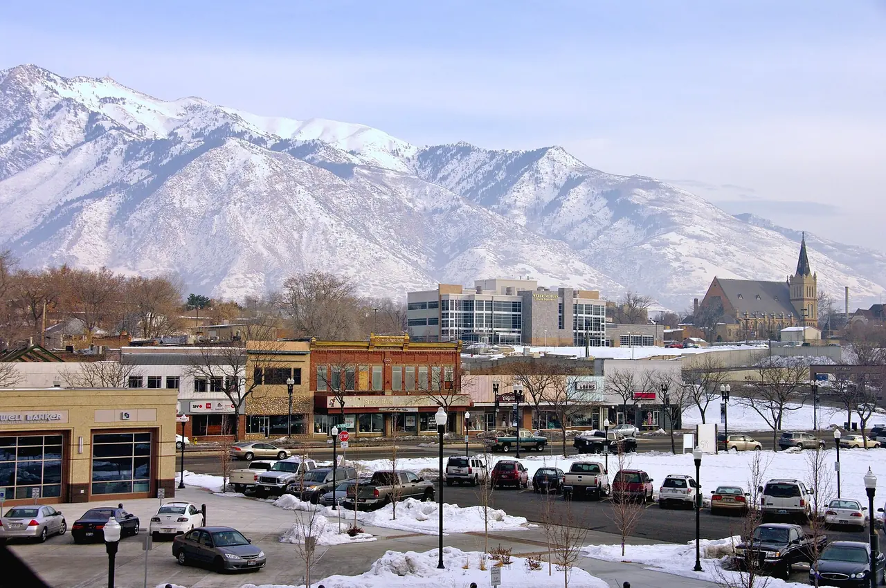 Downtown Ogden seen from the Treehouse Children's Museum