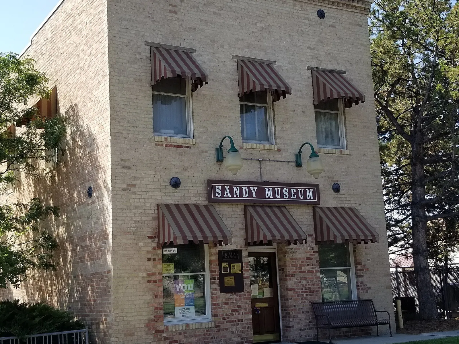 Exterior of the Sandy Museum at 8744 Center Street, September 1, 2018; file photo