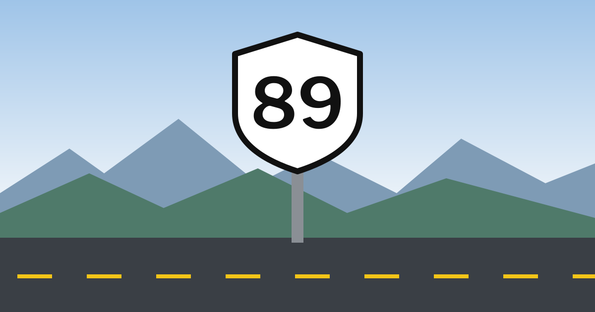US route sign: US-89