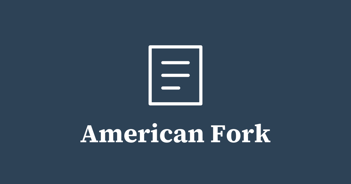 Graphic: local government, American Fork