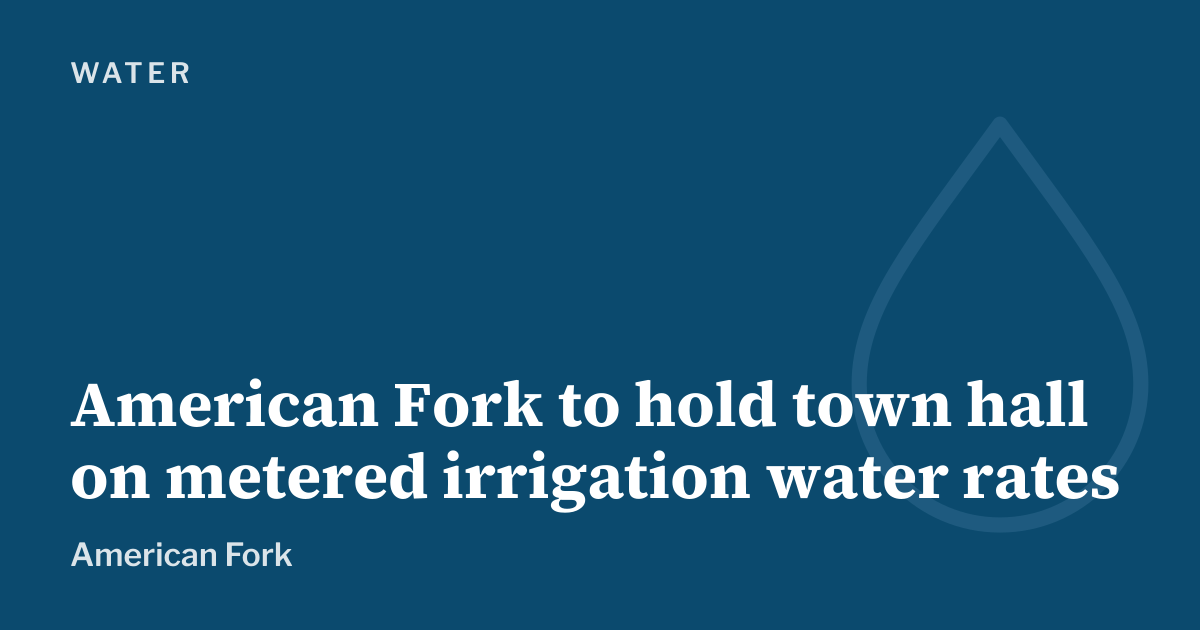 Graphic: water, American Fork