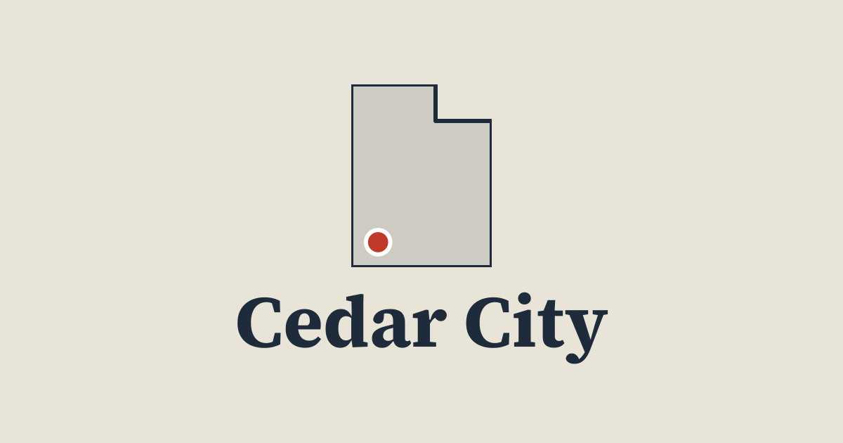 Graphic: where it happened, Cedar City