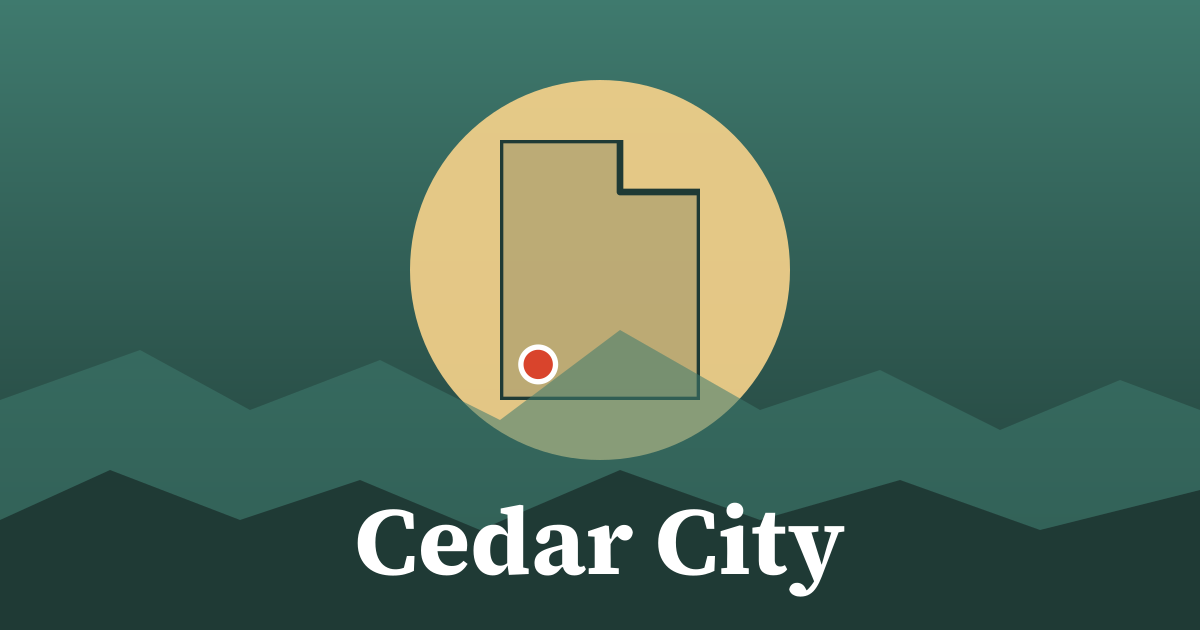Graphic: where it happened, Cedar City