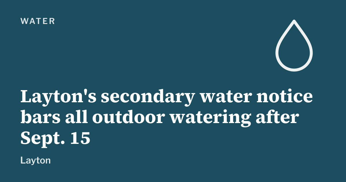 Graphic: water, Layton