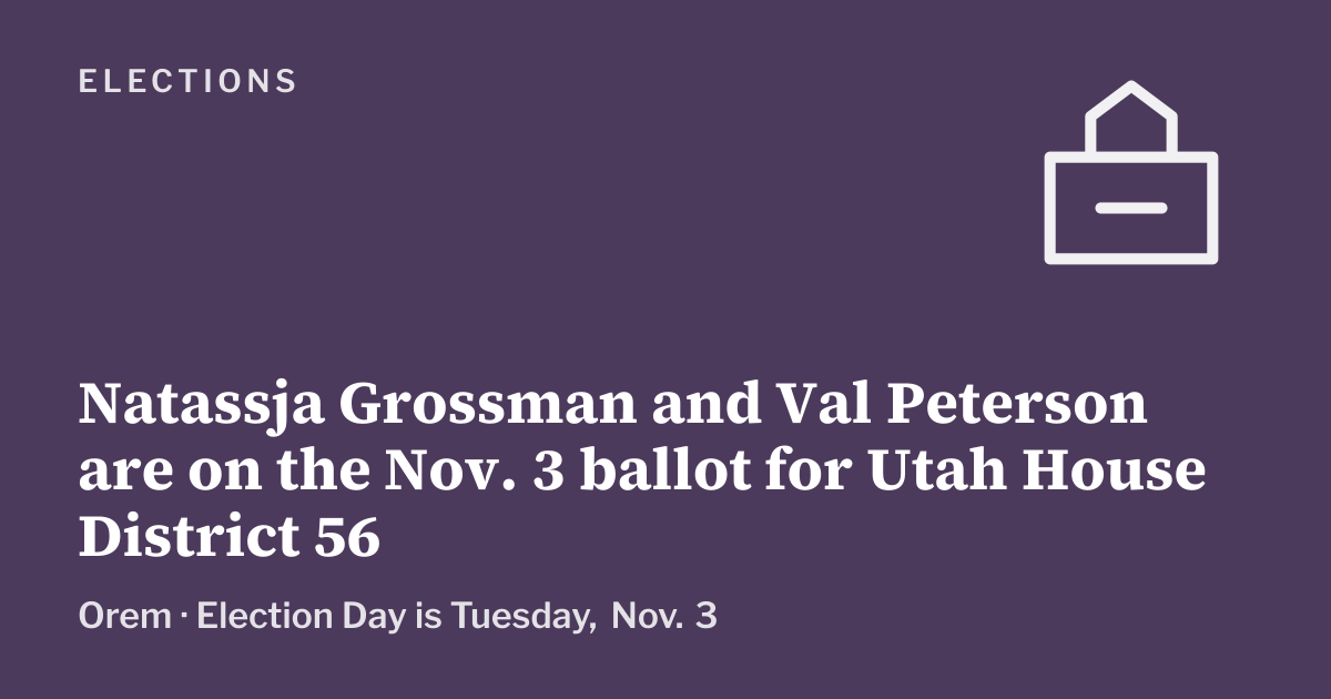 Graphic: elections, Orem