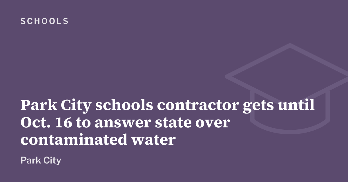 Graphic: schools, Park City